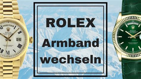 rolex glieder entfernen